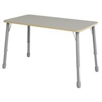Table Eko rectangulaire 138 x 69 cm réglable T1 à T3 - gris - Image principale