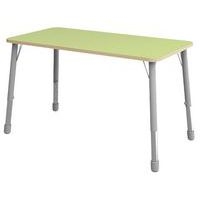 Table Eko rectangulaire 138 x 69 cm réglable T1 à T3 - vert clair - Image principale