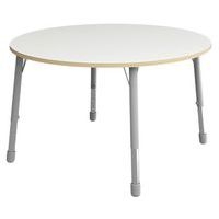 Table Eko ronde ø 136 cm réglable T1 à T3 - blanc - Image principale
