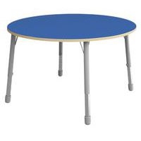 Table Eko ronde ø 136 cm réglable T1 à T3 - bleu - Image principale