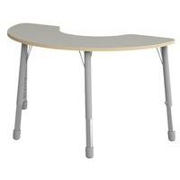 Table Eko haricot 146 x 68 cm réglable T3 à T6 - gris - Image principale