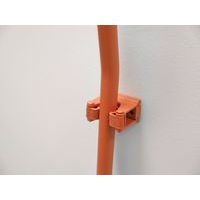 Lot de 5 Support mural hygiénique - Clip Grip - 8,3cm - Orange - Image 2