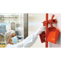 Lot de 5 Support Mural Hygiénique Hi-Flex - 42cm - Orange - Image 2