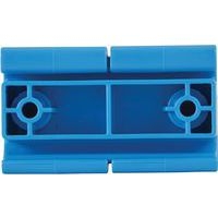 Lot de 5 Support mural hygiénique - Double crochet - 8,3cm - Bleu - Image 3