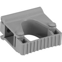 Lot de 5 Support mural hygiénique - Clip Grip - 8,3cm - Gris - Image principale