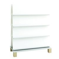 Caisson présentoir Confetti avec pieds - gris - Image principale