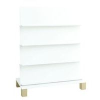 Caisson présentoir/rayonnage Confetti avec pieds - blanc - Image principale