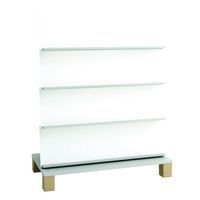 Caisson présentoir/rayonnage Confetti avec pieds - gris - Image principale