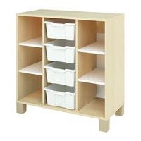 Meuble bas Confetti avec pieds et 4 bacs - Image principale