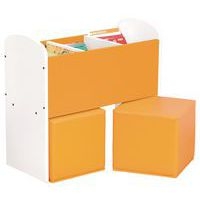 Bac à livres et poufs Confetti - Image principale