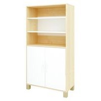 Bibliothèque Confetti avec pieds - étagères et 2 portes pleines - Image 3