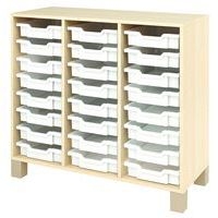 Meuble droit Confetti avec pieds et 24 bacs - Image 3