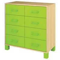 Armoire basse Confetti avec pieds et 8 tiroirs - Image 4