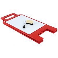 Chevalet avec message effaçable blanc / rouge - Novap - Image 2