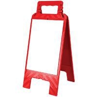 Chevalet avec message effaçable blanc / rouge - Novap - Image principale