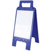 Chevalet avec message effaçable blanc / bleu - Novap - Image principale