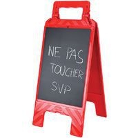 Chevalet avec message effaçable - Novap - Image principale