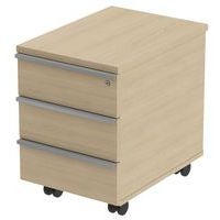 Caisson Mobile 3 tiroirs 43 x 60 ht 59 cm clair - Image principale