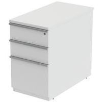 Caisson Fixe 3 tiroirs 43 x 80 ht 72 cm blanc - Image principale