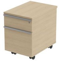 Caisson mobile bois 2 tiroirs MBA - Image 2