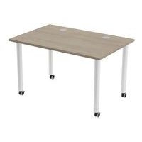 Table de réunion Tubo à roulettes 120 x 80 cm - Image 5