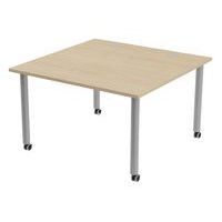 Table de réunion Tubo à roulettes 120 x 120 cm - Image 5