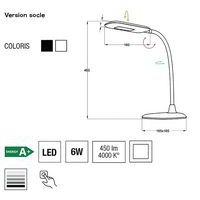 Lampe de bureau Mika - Aluminor - Image 3