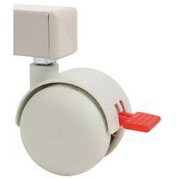 Poste informatique Twin 6820 plateau Hêtre structure Gris clair - Image 7