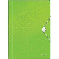 Lot de 10 Chemise 3 rabats en polypropylène Leitz Wow vert - Image principale