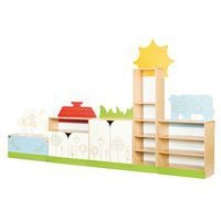 Ensemble de meubles de rangement 369 x 166 x 38 cm - ferme - Image principale