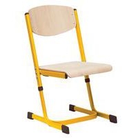 Chaise réglable 26 à 31 cm - jaune - Image principale