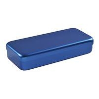 Boite aluminium 17 x 7 x 3 cm bleu - Image principale