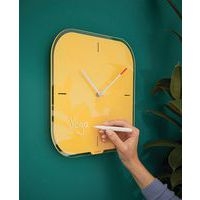 Horloge murale en verre  Cosy, jaune - Image 3