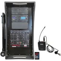 Sono Mediax 250W +trolley+récepteur/émetteur+lecteur enregistreur+micro main-Tag - Image principale