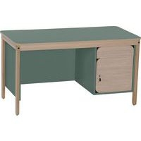 Chaire de professeur + caisson + tiroir Lili kaki - Image principale