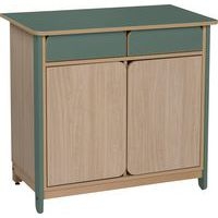 Bahut ligne Lili 2 portes/ 2 tiroirs kaki - Image principale