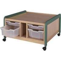 Meuble d'activités a/casiers et niches kaki - Image 6