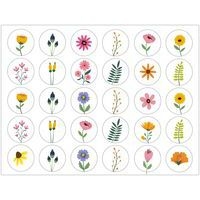 Rouleau 900 gommettes 20mm fleurs - Image 2