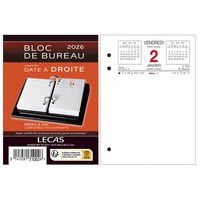 Bloc éphéméride 2026 date à droite - Image principale