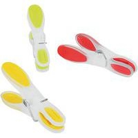 Lot de 20 pinces à linge de plusieurs couleurs bimatière - Image principale