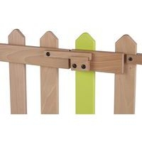 Portillon 7 lattes support montant coloris corail - Image 4