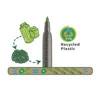 Schoolpack de 144 feutres pointe moyenne couleurs assorties - Image 4