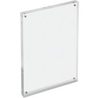 Cadre photo ou affichette magnétique transparent A4- Manutan - Image principale