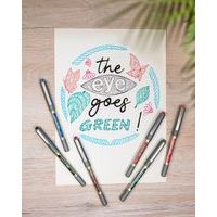 Roller encre liquide eye fine - pointe moyenne - Uni-Ball - Image 3