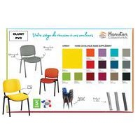 Lot de 5 Chaises Cluny enduit PVC M1 - Image 8