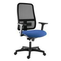 Fauteuil accoudoirs 3D Buz dos résille noire assise tissu M1 - Image 5