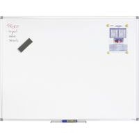 Tableau blanc en métal prélaqué magnétique et effaçable à sec. - Image principale