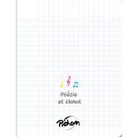 Cahier poésie PP 17x22 cm 48 pages seyes + uni 70g/90g - Image principale