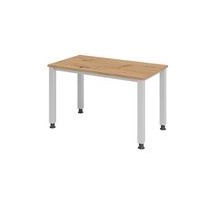Bureau droit pieds carrés 120 cm Chêne - Image 3