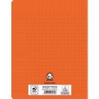 Cahier polypropylène 90g 96 pages seyes 17x22 cm - orange - Image 2